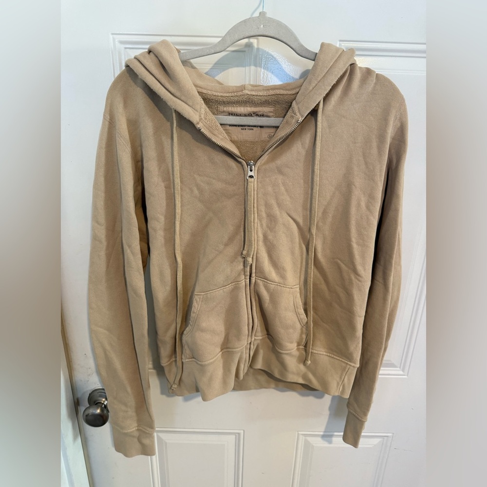 Nili Lotan Callie zip up hoodie